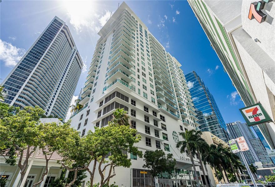 Beautiful bay views! Spacious 1 bedroom, 1 bathroom, Unit Located in 15 floor, walking distance to Brickell City Center, Mary Brickell Village, Metro-mover, Dining, CVS, Publix, and more. Floor to ceiling impact doors let in loads of natural light. Kitchen has granite counter-tops. Large balcony with bay view. Stainless steal Appliances, Washer & Dryer in the Unit, New Ceramic Floor. Amenities: pool, Gym, club-room, valet services, and 24-hour front lobby attendance. Owner occupied.