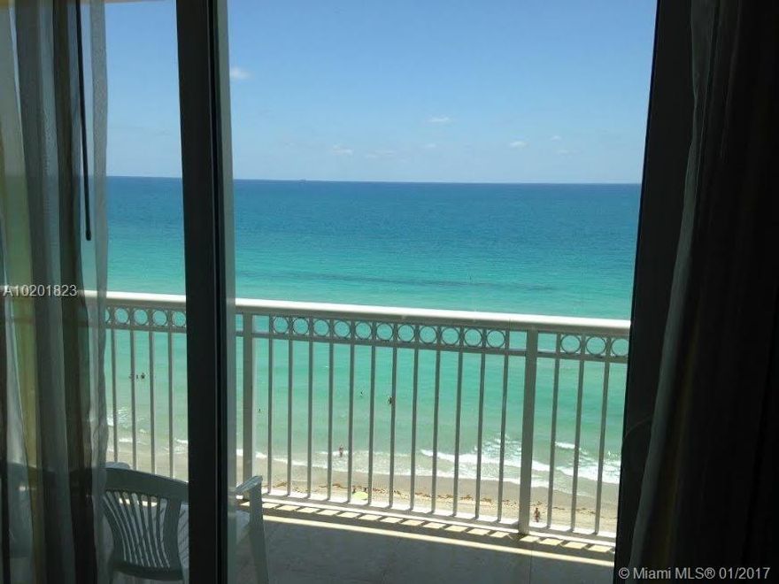 DIRECT OCEAN VIEW, FULLY REMODELED, BRAND NEW KITHEN, BATROOM,FLOOR,AIR COND,ELECTRICITY,PLUMBING, NEW IMPACT DOOR, UNITS WERE RENOVATED FEATURES FLAT SCREEN TV,MATTRESS, MAINT INCLUDES ALL EXPENSES:ELEC,WATER,CABLE, INSURANCE,VALET PARKING,WIFI!!