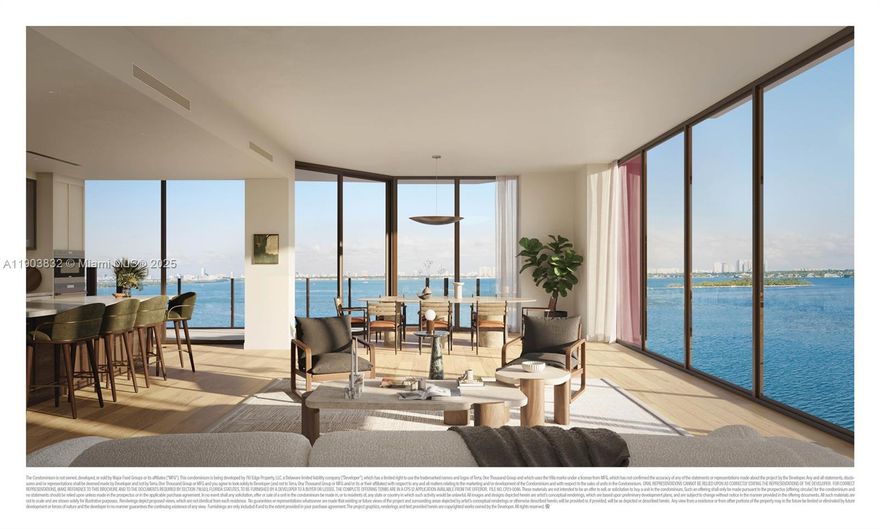 A lifestyle crafted by the masterminds of ZZ’s and Carbone at VILLA MIAMI, a Major Food Group Residential Experience. Discover half- and full-floor estate-style residences in Edgewater, designed around endless 360-degree views. The tower features 20,000 SF of opulent, world-class amenities by Charles & Co and MFG including a dedicated MFG restaurant, at-home private chef services, a Lake Como-inspired floating pool vessel on Biscayne Bay, private helipad and dock with boat slip, and an on-site estate manager.