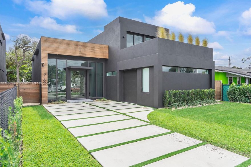 Stunning Luxury Home with Resort-Style Living!  Step into luxury with this beautifully finished, fully modern two-story home, boasting five spacious bedrooms and 4.5 bathrooms across 3,497sqft. of impeccably designed living space. Built in 2023, this home features a seamless blend of style and functionality, offering a perfect haven for families or entertainers.Inside, you’ll find elegant wood flooring, soaring high ceilings, and an abundance of natural light that highlights the home’s tasteful decor and furnishings. The open-concept layout flows effortlessly, creating an inviting ambiance throughout. Step outside to your private oasis—a resort-style pool and barbecue area, perfect for hosting gatherings and is thoughtfully designed for entertainment and relaxation.