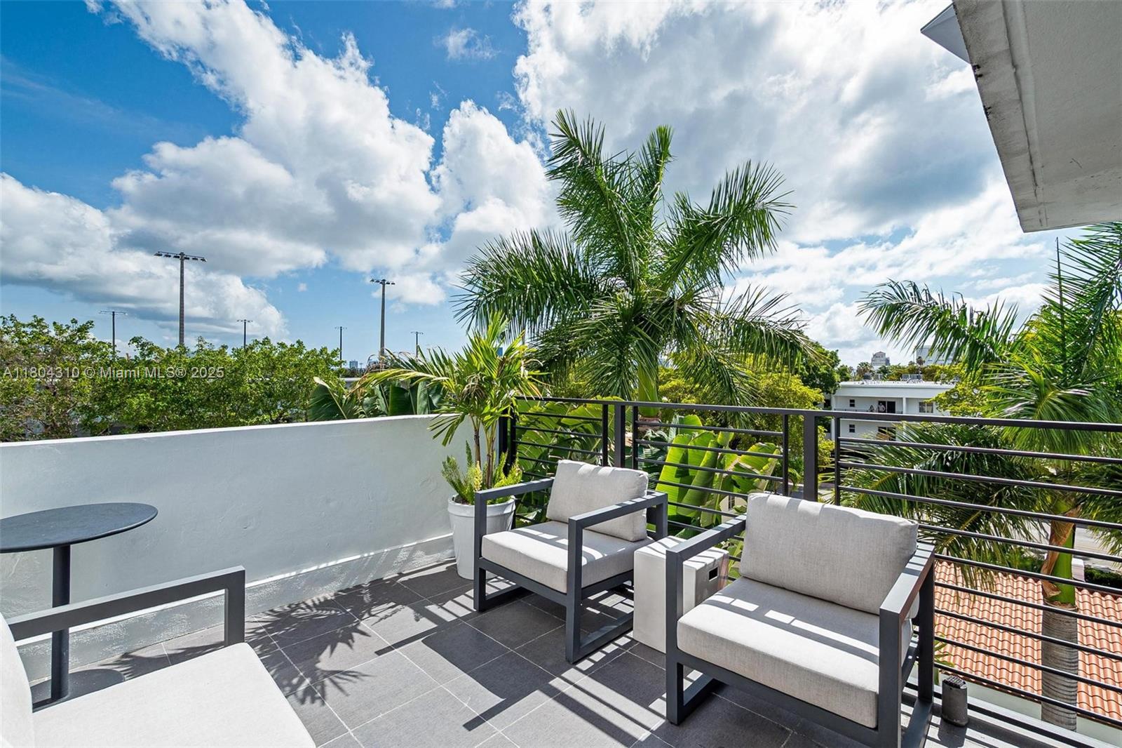 Experience refined elegance in this recently renovated 4-bedroom, 3.5-bathroom, includes a 234 SF studio, three-story corner townhome, ideally situated in one of Miami Beach’s most coveted neighborhoods. Designed for those with exquisite taste, this residence offers a perfect blend of sophistication, comfort, and modern functionality. Step inside to discover bright natural light streaming through hurricane-impact windows and doors, illuminating polished concrete floors and custom built-ins throughout. The home is reflecting attention to every detail. The gourmet kitchen features top-of-the-line appliances perfect for the culinary enthusiast. Enjoy seamless indoor-outdoor living. This is more than just a home-it’s a lifestyle statement in an exceptionally desirable Miami Beach location.