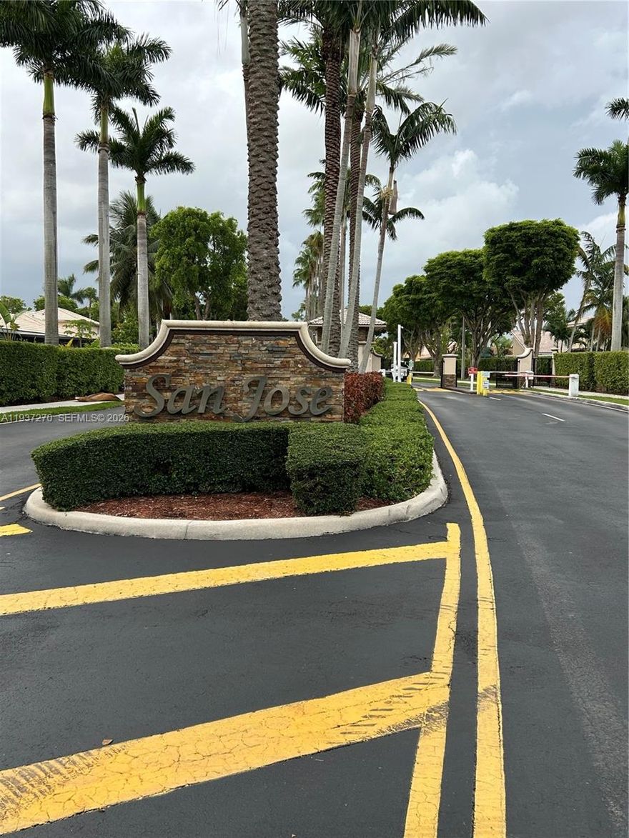 Spacious and well-maintained single-family home located in a desirable gated community in West Kendall. This property features 4 bedrooms and 3 full bathrooms, including one bedroom with a full bathroom conveniently located on the first floor—ideal for guests or multigenerational living. Large backyard with plenty of space for entertaining or future upgrades. Two-car garage and ample driveway parking. Community offers security and privacy with a family-friendly atmosphere. Excellent location close to top-rated schools, shopping, dining, and major highways. Easy to show.