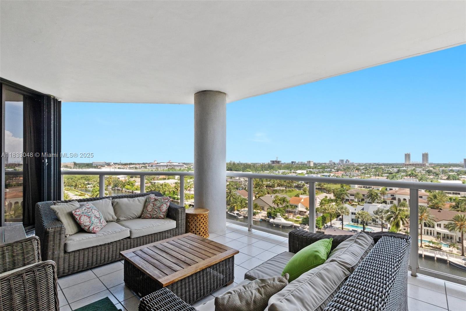 Step into luxury with this spacious 3-bedroom, 2-bathroom furnished condo offering 1,820 sqft of elegant living space and a large private balcony overlooking serene canal views. Desiged for comfort and style, this move-in-ready gem features a modern open floor plan, beautifully remodeled bathrooms, a brand-new washer/dryer, and hurricane shutters for peace of mind. Enjoy resort-style living in a full-service building with top-tier amenities, just steps from Aventura Mall and a short walk to the pristine shores of Sunny Isles Beach. With an assigned covered parking space and access to world-class shopping, dining, and entertainment, this is the perfect blend of convenience and sophistication. Don’t miss this rare opportunity—schedule your private tour today!
