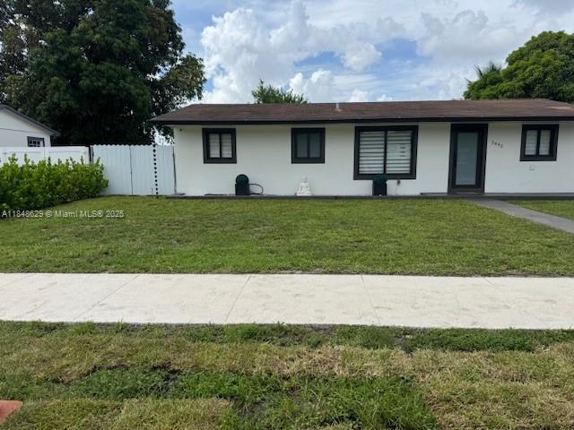Beautiful 3/1 single-family home completely remodeled from top to bottom with 21x21 tile floors. New wood kitchen cabinets with custom pantry, quartz countertops, new appliances, storage room, wide driveway, and spacious backyard with shed. The property features new impact shutters and doors that will help reduce your insurance bill. The property has been completely renovated and is perfect for a new buyer. FHA buyers welcome! The sale does not include the patio house or outdoor kitchen cabinet.