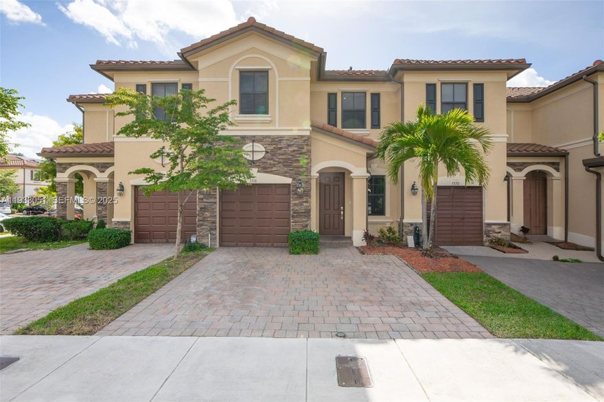 Broker Remarks: Welcome to this stunning 4-bedroom, 2.5-bathroom townhome located in the desirable community of Bellagio in Hialeah Gardens. This spacious residence boasts spacious bedrooms and bathrooms. Enjoy a modern kitchen equipped with stainless steel appliances and ample counter space. The inviting living area features abundant natural light and leads to a private outdoor patio, ideal for relaxation and entertaining! Upstairs, you'll find generously sized bedrooms, including a master suite with an en-suite bath. Conveniently located near shopping, dining, and parks, this townhome offers both comfort and convenience. Property is easy to show. Please text LA for all showings. Don’t miss the opportunity to make this your new home!