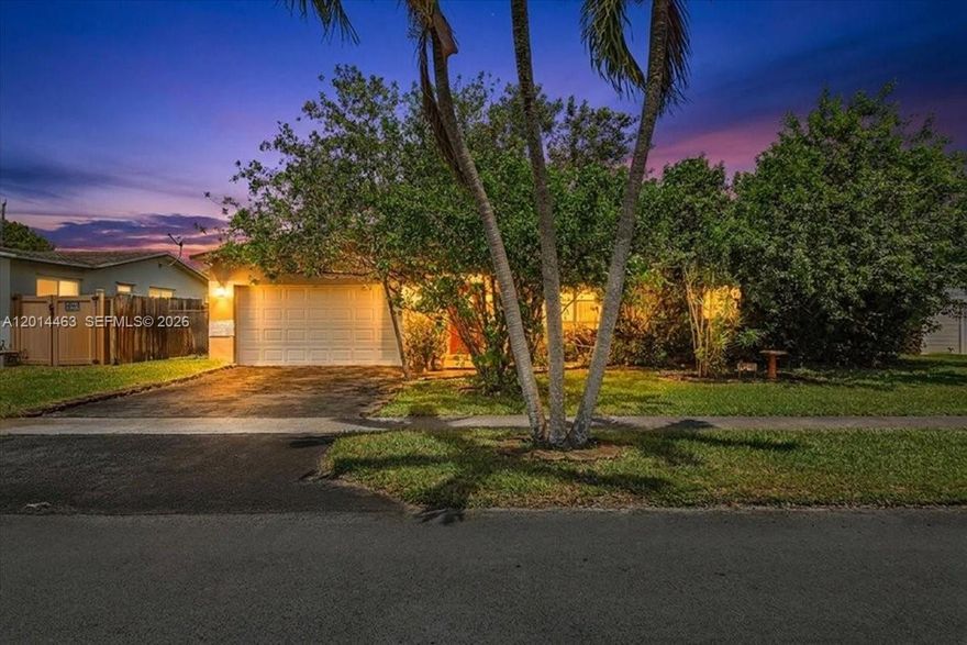 Did you say NO HOA.... Look no further, lowest priced SFR in the area... Currently accepting offers through our bidding site for this auction which ends May 18 at 4PM. Kindly visit offer website at https://bit.ly/9261SW55thSt This 3 beds, 2 baths and 2 car garage home offers a bright layout with neutral wall and ceiling tones, a spacious living area, and abundant natural light from oversized windows throughout as well as great and spacious outdoor. Features include carpeted floors, a functional pantry, and generous interior spaces ready for customization with great open areas. The exterior boasts a screened patio, open porch, and a large backyard with plenty of room and even the possible option of a pool, possibilities are endless. The property also includes three storage sheds, providing ample space for equipment or additional storage. Conveniently located near Brian Piccolo Sports Park and Cooper City High School, with easy access to Stirling Road and Florida's Turnpike. Some pictures may have been digitally enhanced for marketing purposes.