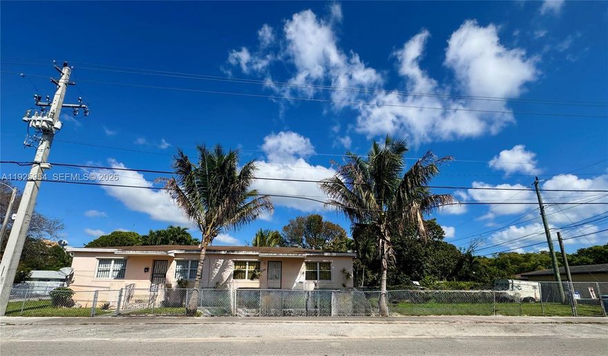 A unique opportunity awaits with this charming duplex! Located on a 7,436 sq ft lot, this property offers two independent units, each with 2 bedrooms and 1 bathroom. One unit is rented, providing immediate income, while the other is vacant and ready for a new tenant or owner. Both units feature central A/C installed in the past 5 years. The property also boasts a large yard with room to expand or create whatever you desire, depending on zoning regulations. Each unit has its own water meter and electric panel. Located on a corner, directly across from Shoppes of Liberty City, and minutes from I-95, this duplex offers both investment potential and the opportunity to make it your home. Don’t miss out on this vibrant neighborhood!