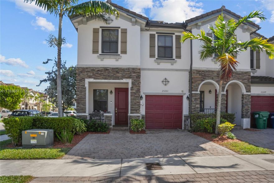 South FL. Luxury Townhome in the highly sought after neighborhood of Artesa by LENNAR. Close to the fire station, and A+ schools, grocery markets, and pharmacy. The community is surrounded by various farmer markets, nearby is The Redland's agricultural area to the west, Black Point Park Marina as well as Biscayne National Park to the east, the FL. Keys to the south and tri-county metro area to the north. 

The property possesses 4 bedrooms, 3 full-bathrooms, 1-car garage. Amenities: pool, jacuzzi, kiddie pool, basketball court, volleyball court, pavilions, picnic tables, gazebos, club house, gym, pet stations, HOA event for all residents such as small business day for children/owners, food truck Thursdays, breakfast on-the-go Friday's, holiday parties for Halloween and Christmas.