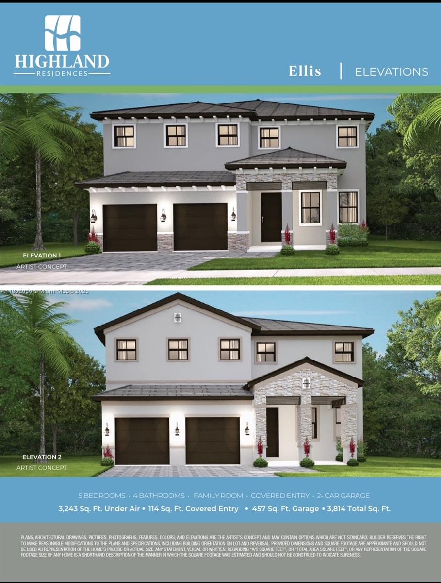 NEW CONSTEUCTION OF 29 SINGLE FAMILY HOUSES, 4 AND 5 BEDROOMS AVAILABLE, THIS IS A MOST SEE, 5 BEDROOMS AND 4 BATHROOMS WITH TWO CAR GARAGE IN A CORNER LOT,(LOT PREMIUM APPLY) ONE BEDROOM AND FULL BATHROOM ON 1ST FLOOR,NICE KITCHEN AND BATHROOMS, IMPACT WINDOWS AND DOORS.
SELLER WILL PAY FOR CLOSING COSTS WITH THE PREFERRED LENDER, EASY TO SHOW.