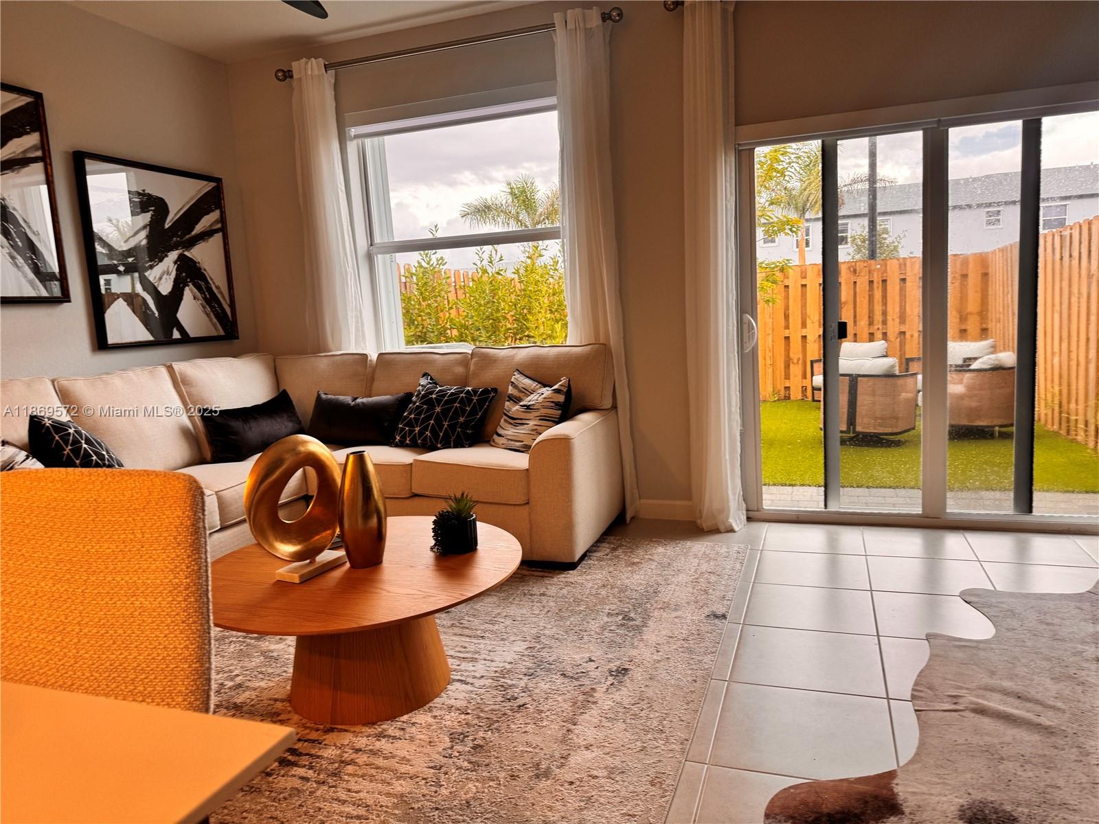 Be the first to enjoy modern living in this beautifully designed two-story townhome in the Del Mar community. The first floor features an open-concept layout where the Great Room, kitchen, and dining area flow seamlessly together, creating the perfect setting for both daily living and entertaining. The family room opens to a spacious fenced yard to enjoy the Florida sunset. Upstairs, three well-appointed bedrooms provide comfort and privacy for the whole family. The spacious owner’s suite offers a balanced retreat with a large bedroom, walk-in closet, and a private ensuite bath. With thoughtful design and functional spaces throughout, this home combines style and convenience in one of Miami’s sought-after communities. Pool and clubhouse will be ready in 2026