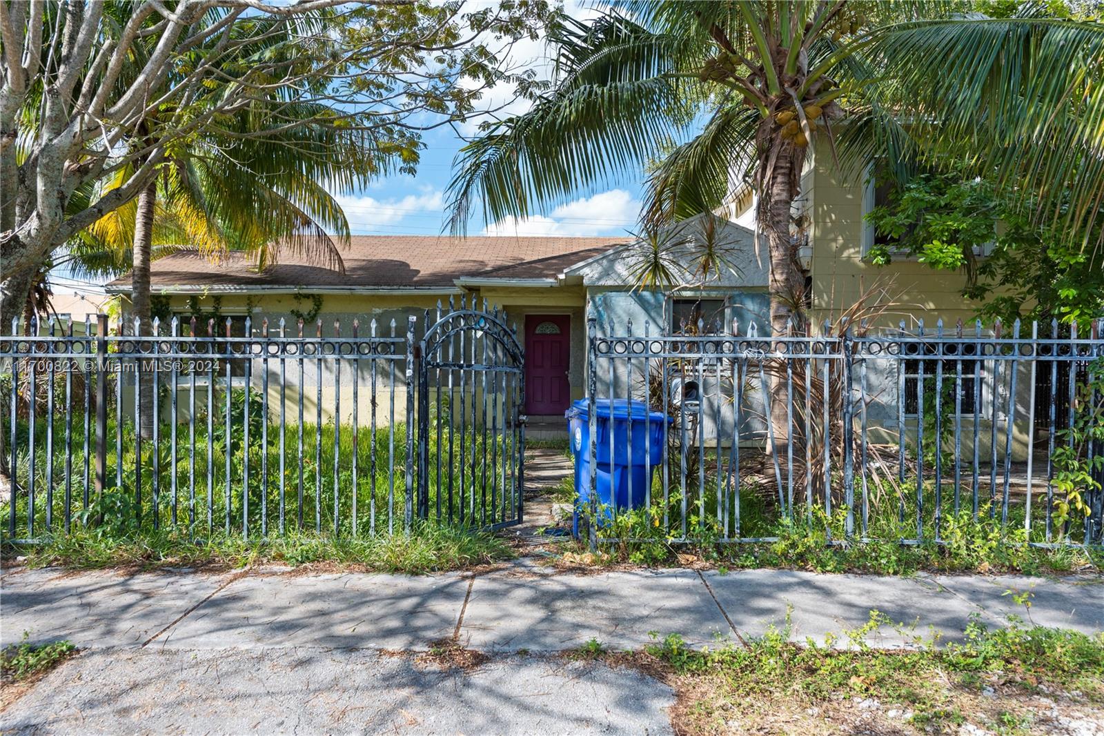 Location, Location, Location! Property is in unsafe structures category with the City of Miami. Owner has filed an application with the city to demolish the existing property. Priced to sell.
