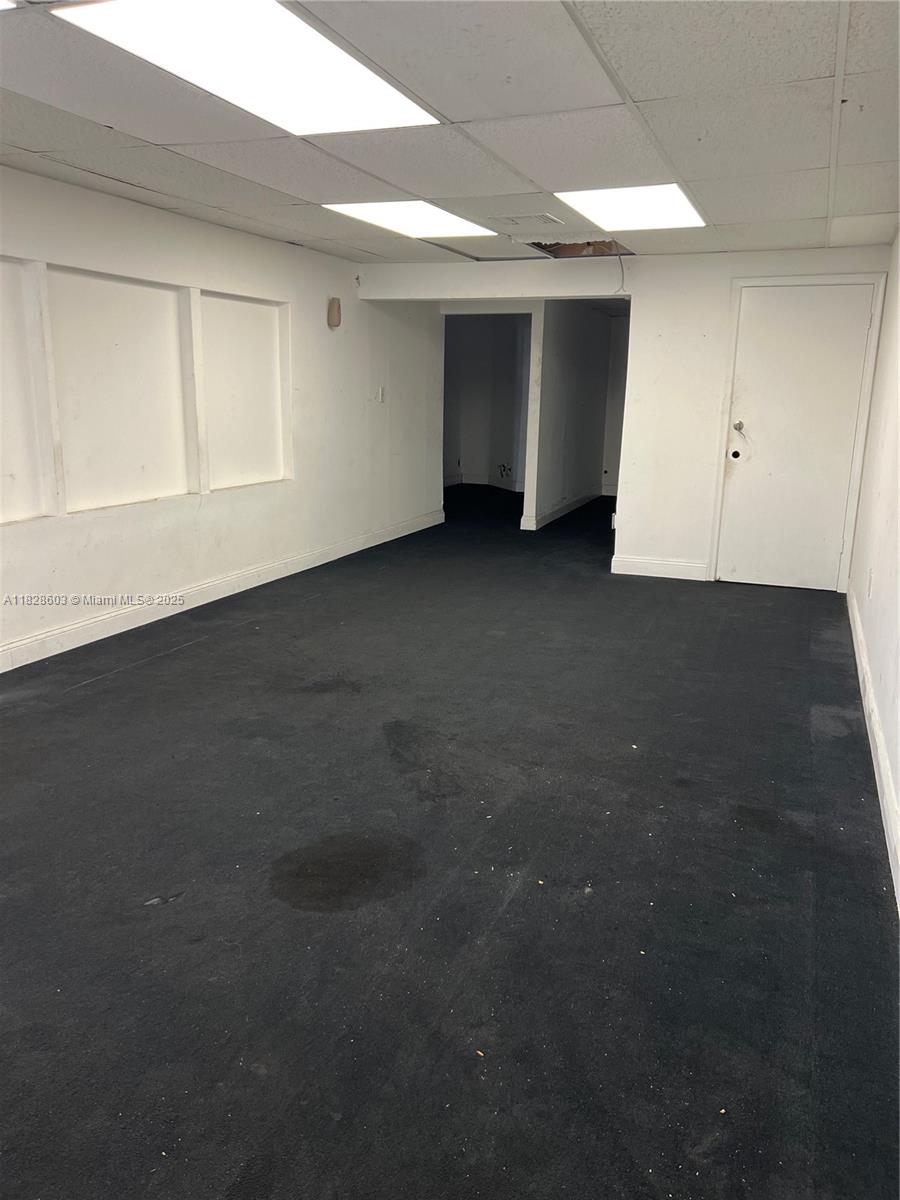 Ideally located near the Palmetto Expressway 826 & NW 74th Street, this ±6,000-square-foot warehouse features an air-conditioned office area with a private bathroom. ~5,000 SF Warehouse with bathroom. Office Area Suitable for an office or showroom, leading into an open warehouse area. The warehouse is equipped with cost-efficient lighting, two street-level overhead doors. One block from the high-traffic intersection of NW 72nd Avenue and 70th Street.