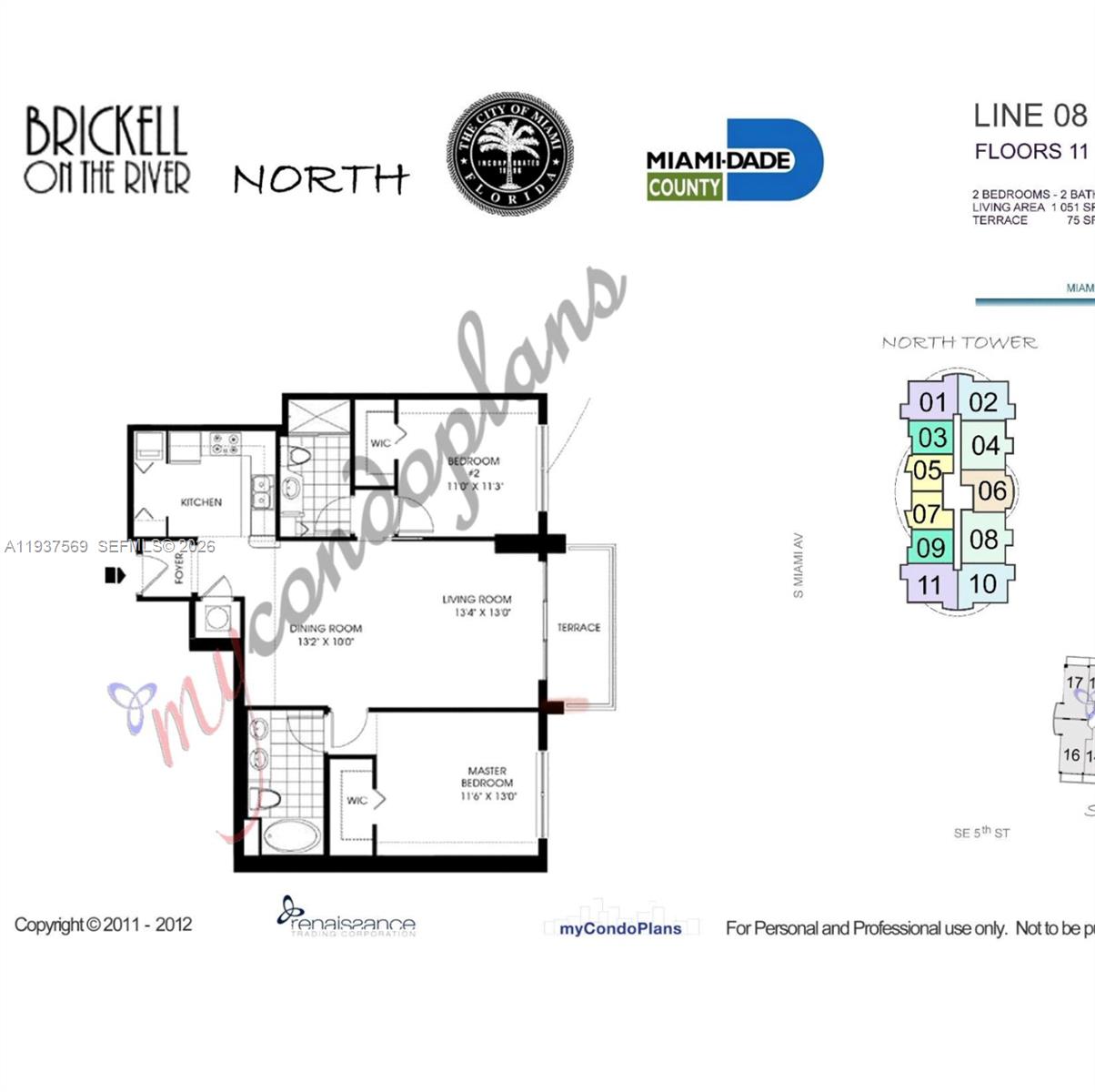 BRICKELL ON THE RIVER N T - Residential Lease