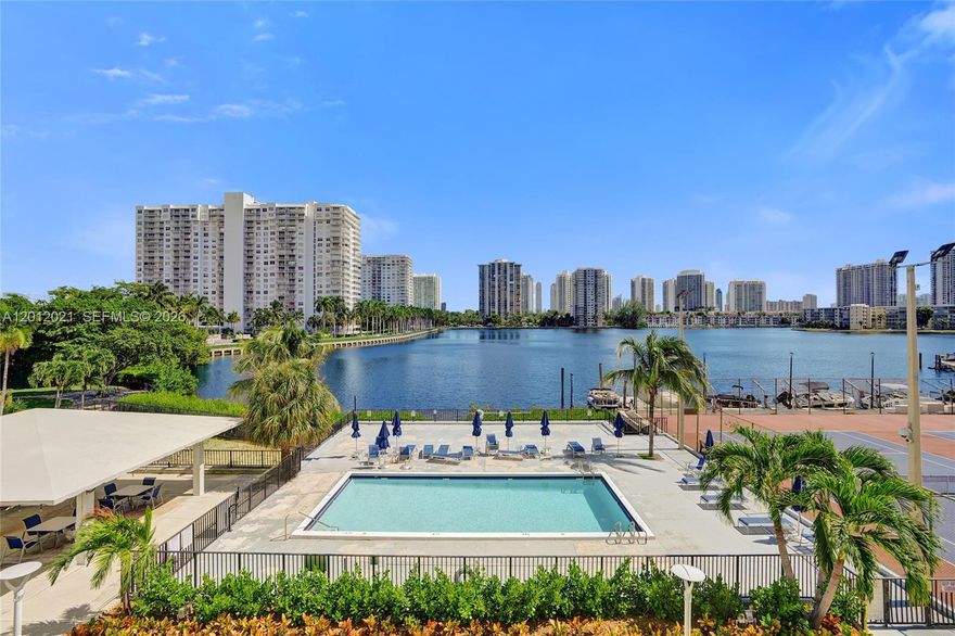 Fully renovated and move-in ready at Commodore Plaza in Aventura. This beautifully updated unit features a 2021 renovation with marble floors throughout, modern kitchen and baths, open-concept layout, and updated balcony tile. Sold fully furnished, perfect for primary, second home, or seasonal use.

Enjoy great natural light, functional flow, plus the convenience of a storage unit on the same floor and nearby coin laundry. Includes 1 assigned parking space and guest parking. HOA $868/month covers cable, internet, water, and security.

Gated community amenities include 2 pools, fitness center, game room, and 24-hour security, offering a true resort-style living experience. Prime location near shopping, dining, and major highways.

Easy to show within a few hours notice. Lease restrictions apply: minimum 4-month term, limited to 1 lease every 2 years. Pets permitted only with ESA approval. Condo approval required through Commodore Plaza Condominium Association Inc.