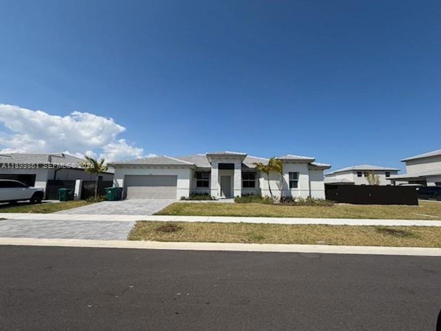 West Kendall beauty! Stunning brand-new 2025 construction! This spacious 4-bedroom, 3-bath single-family home offers the perfect blend of comfort and style. Featuring an open-concept layout that’s modern, airy, and filled with natural light—ideal for entertaining or relaxing with family. Enjoy a dedicated family room, convenient laundry room, and the freedom of no HOA. Located in a growing and desirable neighborhood, this home is ready for you to create lasting memories. Don’t miss this incredible opportunity!