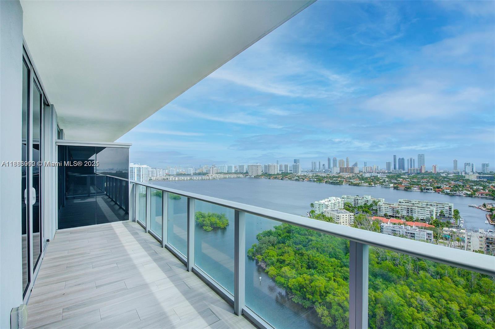 Stunning 2-bedroom, 2-bath condo offering luxury living with breathtaking views of the Intracoastal and city skyline. This modern condo features an open-concept layout with floor-to-ceiling windows, a sleek kitchen with quartz countertops and premium cabinetry, and a spacious private balcony perfect for relaxing or entertaining. Resort-style amenities including an infinity-edge pool, state-of-the-art fitness center, spa, tennis and basketball courts, children’s play areas, and a private marina. 24-hour concierge, valet, and security. 1 Parking plus valet for a second vehicle. Ideally located just minutes from Aventura Mall, Bal Harbour Shops, world-class dining, beaches, and major highways, this home combines elegance, convenience, and a vibrant waterfront lifestyle.