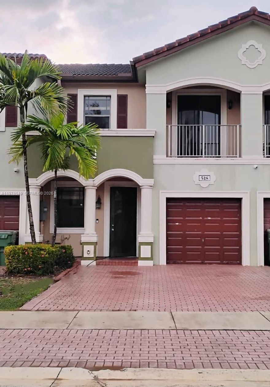 Now Available in FLORENCE AT CRYSTAL LAKES! Come see this charming townhome consisting of 4 bedrooms, 3 bath, 1,991 (sqft), -clean  residence with a spacious layout and great back yard! This is the perfect home for those looking for space and best of it’s move in ready. Property is being sold “as-is” with right to inspect. It is the buyers and buyer’s agent responsibility to verify all room measurements, utilities info, lot size, schools zoning, building addition permits, building materials, along with all property information in this listing. All room measurements and dimensions are estimates.