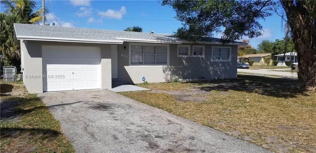 Beautiful 3BR/2BA single-family home on a fenced 7,866 SF corner lot in Deerfield Beach. Bright open layout with spacious bedrooms, updated baths, and inviting living areas. Attached garage features a mini-split AC unit—perfect for gym, office, or workshop. Relax outdoors in the screened-in patio or enjoy the large fenced yard, ideal for pets and entertaining. Convenient driveway parking plus garage. Located in a quiet neighborhood just minutes from beaches, schools, shopping, and dining. Move-in ready—schedule your showing today! No HOA – fast approval.