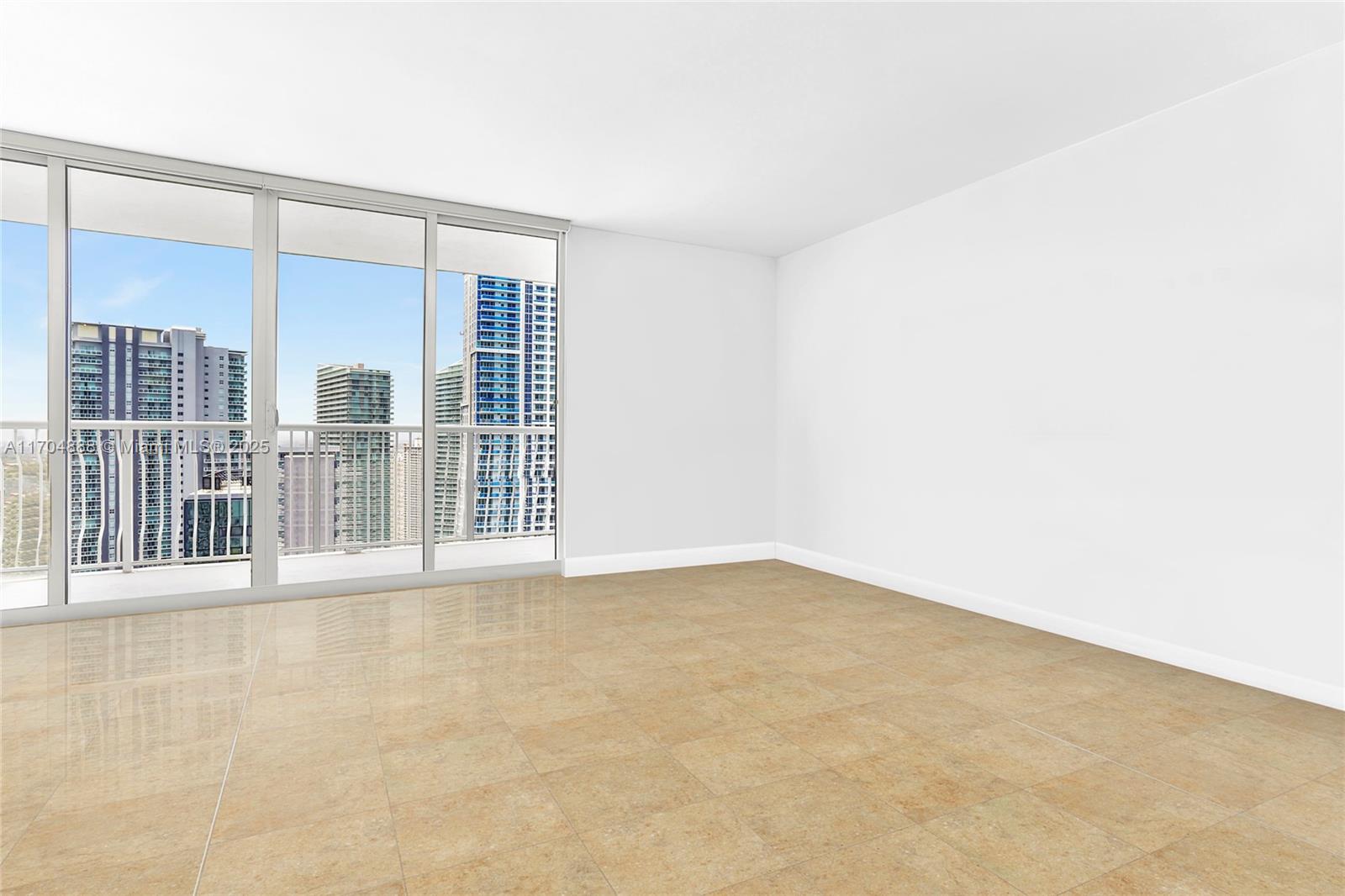Perfect blend of lifestyle and investment, with Airbnb-friendly policies allowing daily rentals, this modern 2-bedroom, 2-bathroom + den corner condominium in the heart of Brickell is bathed in natural light, this sun-drenched residence features panoramic city skyline views, partial bay vistas, and a spacious wraparound balcony.
The open floor plan boasts custom Porcelanosa floors, a gourmet kitchen with stainless steel appliances, renovated bathrooms, walk-in closets, motorized shades, in unit washer and dryer. Rarely, it also includes one designated parking spaces.
Enjoy resort-style amenities near Brickell’s top-rated restaurants, shopping, and nightlife, as well as the beach, downtown Miami, and Miami International Airport.