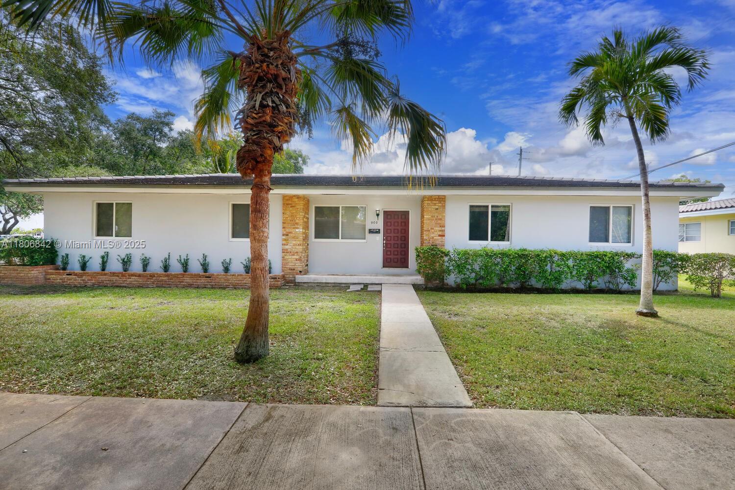 Rental Property at 900 Benevento Ave 900, Coral Gables, Broward County, Florida - Bedrooms: 3 
Bathrooms: 2  - $5,200 MO.