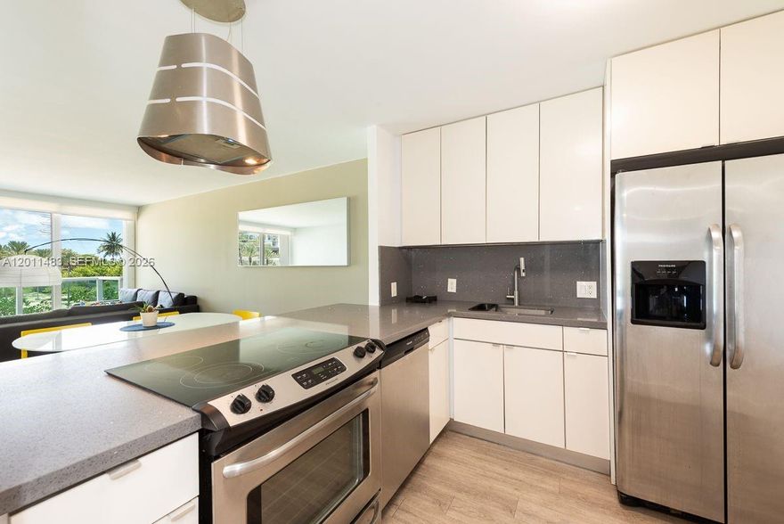 Tastefully renovated. Fully furnished 1 bedroom / 1.5 bath in Arlen House, one of the most desirable buildings in Sunny Isles. Beach across the street. Full-service building as there is 24-hour security, valet service, and concierge. Totally renovated building is also full of amenities such as a fully equipped gym, spa, pool! Enjoy life as you are conveniently located minutes away from major grocery stores, restaurants, and shopping with Aventura and Bal Harbor Shops just steps away.