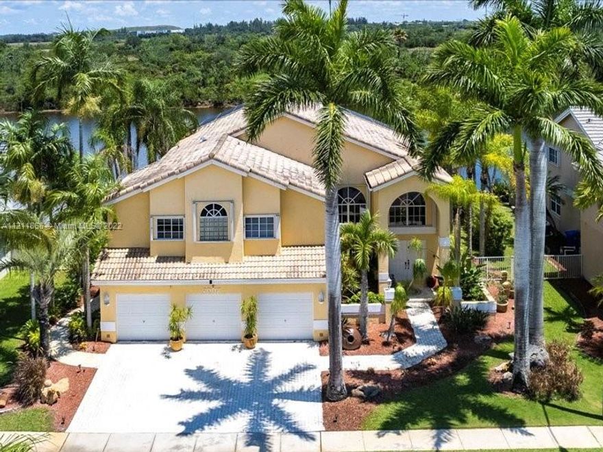 Spacious 4 bedrooms, 3 bathrooms single-family home in the beautiful and prestigious community of The Preserve in Chapel Trail in the heart of Pembroke Pines West. This home's location is a paradise with breathtaking views of the Everglades, every single sunset is an amazing scene. The Master Bedroom leads to a large balcony overlooking the gorgeous view of the Preserve.  The kitchen has plenty of cabinet space with granite countertops and a built-in oven. From the kitchen, you will have access to the patio and the dock through the French doors where you will be able to admire the Everglades and the beauty of the Preserve. Also, the Newer roof is only 2 years old. Plenty of room for entertainment. Contact Listing Agent and make an appointment today!