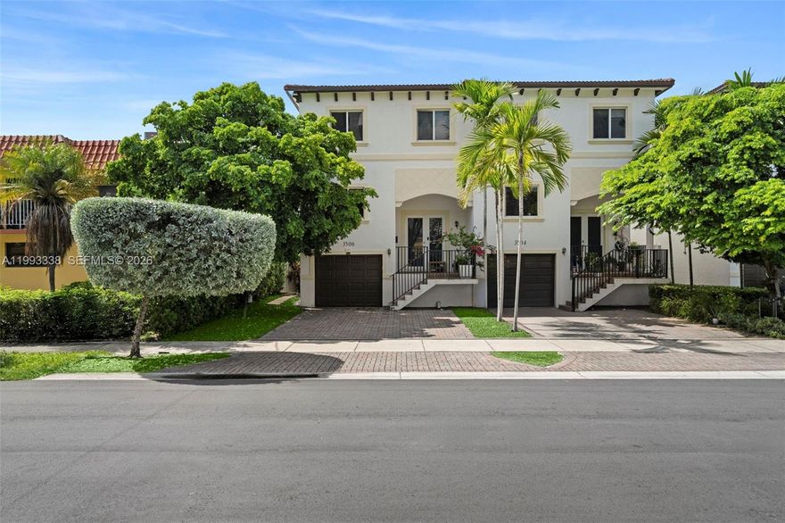 Rare find! Built in 2016, this 3BR/3.5BA townhouse is located in the guard-gated waterfront community of Eastern Shores, one of North Miami’s premier neighborhoods. Features include 11-ft ceilings, floor-to-ceiling windows, bright open living areas, and a private backyard with pool. Gourmet kitchen with granite countertops and breakfast bar. Flexible dining room can serve as 4th bedroom or media room. Upstairs bedrooms are designed for privacy and comfort. Walking distance to Oleta River State Park, minutes from beaches, shopping, and dining. Townhouse blends sleek contemporary design with modern functionality. Schedule your private showing today and experience the prestige, convenience, and comfort this rare gem offers.