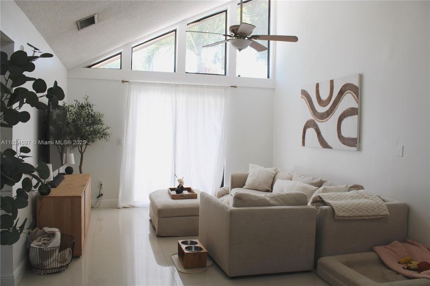 Prime Location Near The Falls – Bright, Modern & Move-In Ready!

Rare one level 2/2 townhome in one of the most sought-after communities just minutes from The Falls. Step inside to discover high ceilings, tons of natural light, and impact windows and sliding doors.

 Low HOA fees, and two private parking spaces—a rare find in this area. Whether you're relaxing in your bright living space or heading out to nearby shopping and dining, this home offers the perfect blend of comfort and convenience.

Homes in this location go fast! Call or schedule through showing assist.
