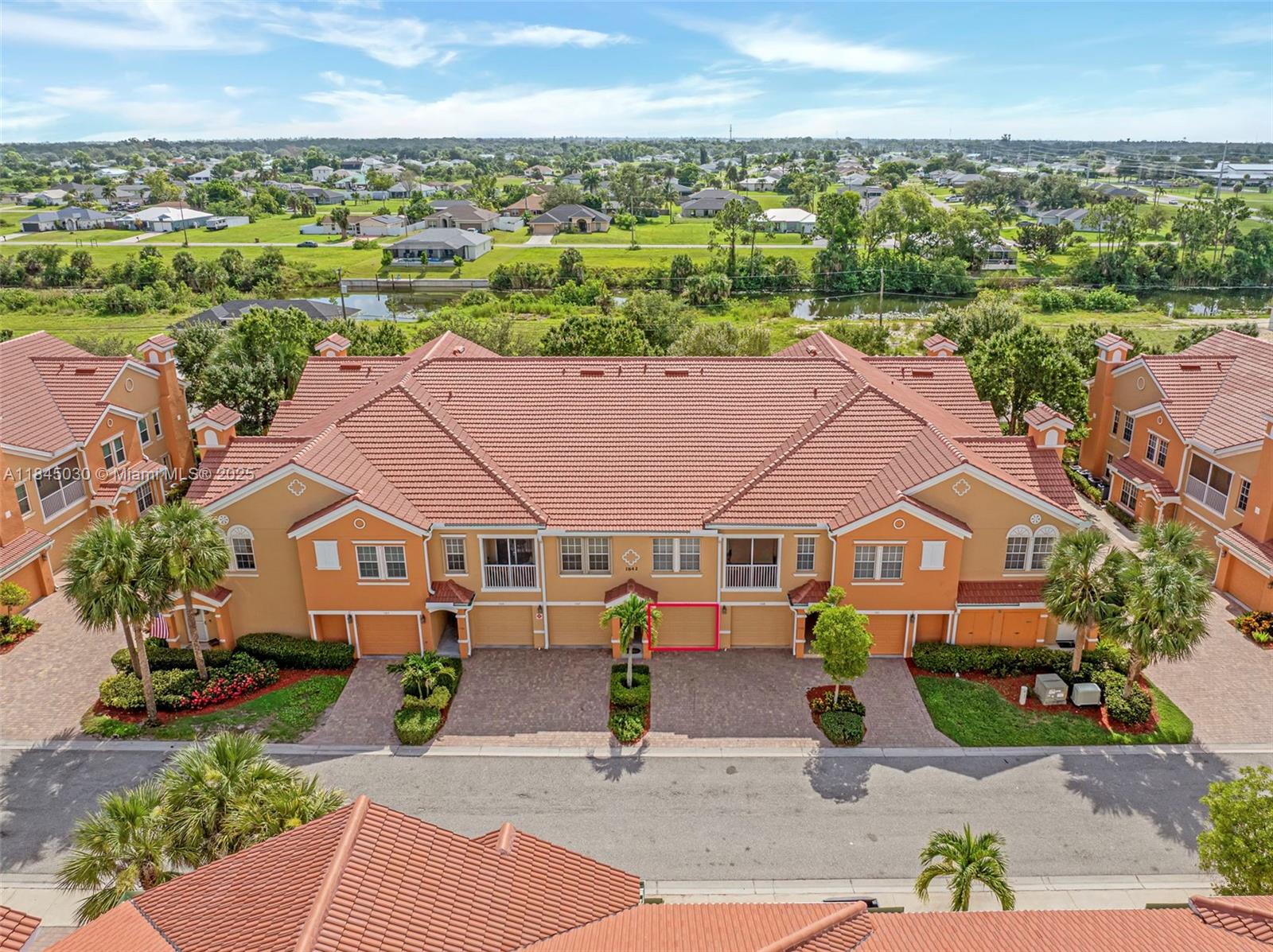Experience easy Florida living in this rare first-floor Orchid model condo with an attached garage in one of Cape Coral’s most sought-after communities. With over 1,200 sq ft, this fully furnished 2-bedroom, 2-bath home features vinyl flooring, plantation shutters, and a bright, open layout. The kitchen includes a pantry, ample cabinetry, and breakfast bar, plus a workstation or bar area. The spacious primary suite offers a walk-in closet, soaking tub, dual vanity, and separate shower. Enjoy peace of mind with hurricane impact windows and relax on the screened lanai tucked away from the main road. The two-car tandem garage includes a pull-down screen and extra storage, fitting two vehicles. Concordia blends serene surroundings with unbeatable convenience.