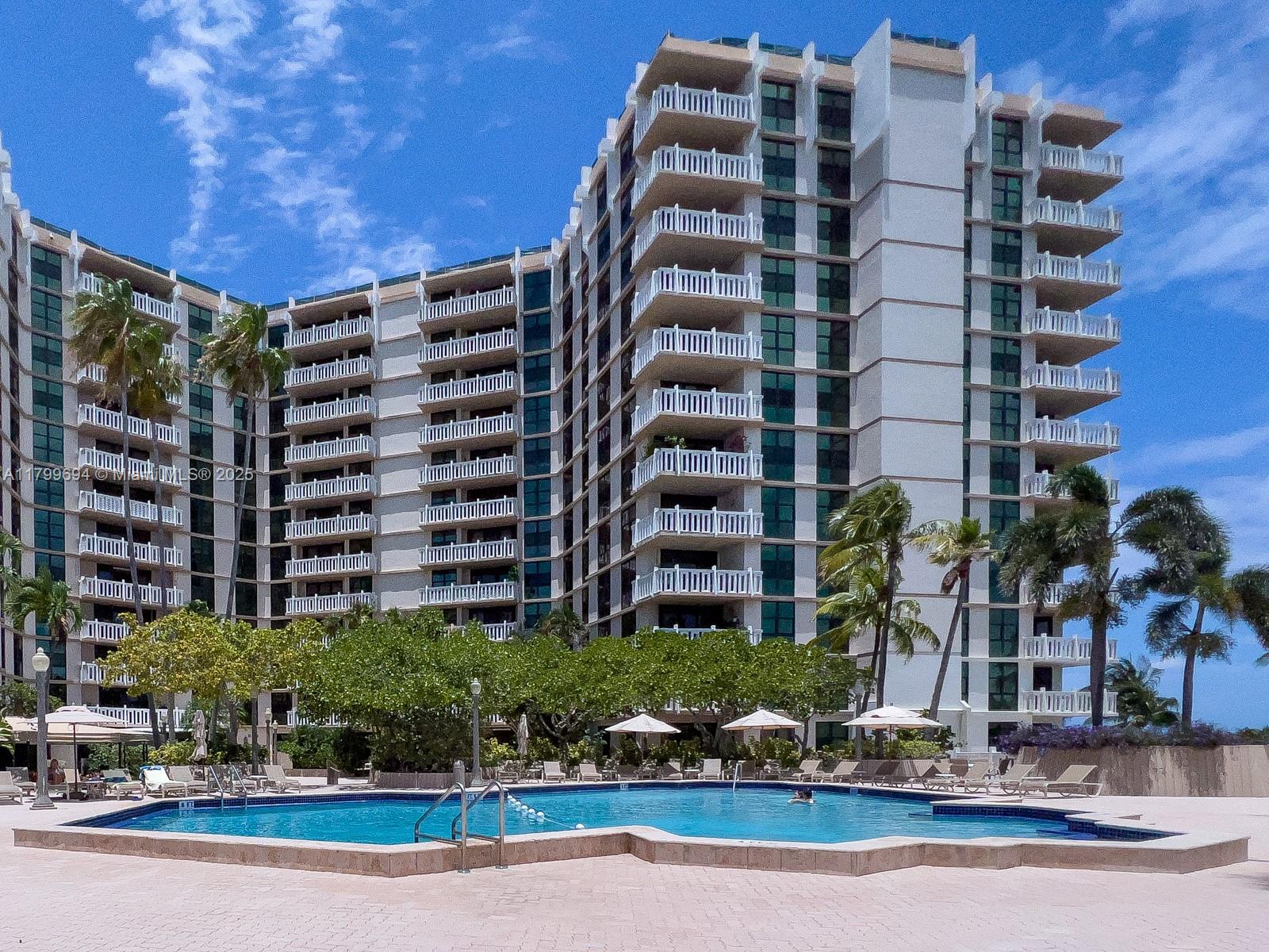 Rental Property at 1121 Crandon Blvd E307, Key Biscayne, Miami-Dade County, Florida - Bedrooms: 3 
Bathrooms: 2  - $8,100 MO.