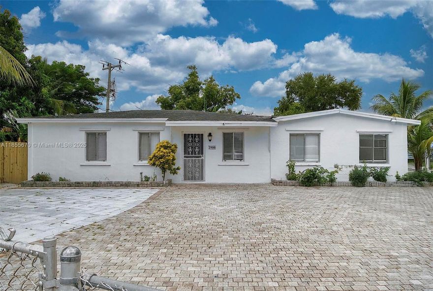 Prime corner lot home fully fenced with so much to offer! The main house has 3 beds/1 bath, plus a separate 1 bed/1 bath in-law suite with its own entrance. Enjoy a spacious, fenced-in yard with a shed. Newer roof and AC. Unbeatable location, just minutes to interstates, Hard Rock Stadium, St. Thomas University, and the beaches