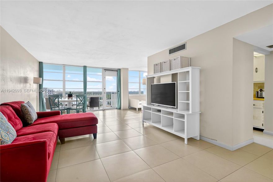 OFFERS WELCOME - Design it to your heart's desire & step right into the sunny lifestyle at your own coastal retreat!Just a walk down the road to the sandy beach & turquoise ocean!Relax with stunning Intracoastal Waterway panorama views & unwind during incredible sunsets from this spacious 1 bed+den area+1.5baths unit at the exclusive Winston Towers 500 Condo,ideally situated by the surrounding tranquil waters.Reside between fine shopping malls in Bal Harbour & Aventura,and be in walking distance to restaurants,retail stores,supermarket,parks,playgrounds,houses of worship, great rated schools,fishing pier, a dog park across the street & so much more.Conveniently located between the Miami & Ft. Lauderdale airports.Enjoy private amenities of a large fitness gym,sauna,library|media room,billiard|playroom,gated pocket park,and the new soon be opened heated pool & pickleball|tennis courts after their renovation by ca.May end 2026.Entertain private events in the community room|auditorium while the building has 24/7 security with its full-time front desk concierge service.The unit comes with a ClimateMaster A/C installed 2022|plenty of closets|sizable balcony|5x5 storage cage|laundry room on the same floor|impressively low maintenance fees incl. basic TV cable|Internet|hot water & Total Appliances Service plus 1 assigned parking space.Additional parking is avail.:cars|motorcycles|bikes.No rentals allowed,adding to the community's privacy for all of the residents.Furniture negotiable!