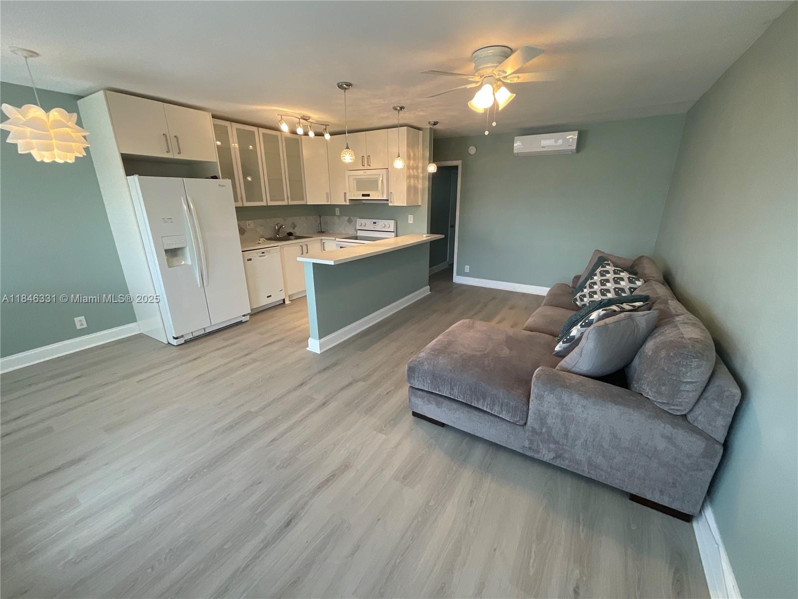 ON A SUNSHINE DAY WAKE UP, HAVE A COFFEE, AND TAKE YOUR BICYCLE OR WALK TO THE BEACH THAT IS JUST MINUTES AWAY FROM THIS AWESOME MODERN UPDATED OPEN FLOOR PLAN 1 BEDROOM AND 1 BATHROOM PARTIALLY FURNISHED. EAST OF US1 AND 5 BLOCKS TO THE BEACH. 3 BLOCKS TO CORAL RIDGE MALL WITH TARGET, PUBLIX, TJ MAX, HOMEGOODS, AND MORE. THE POOL IS LOCATED IN THE BUILDING 2616 NE 30TH PL. IT IS SHARED FOR THE TWO BUILDINGS.