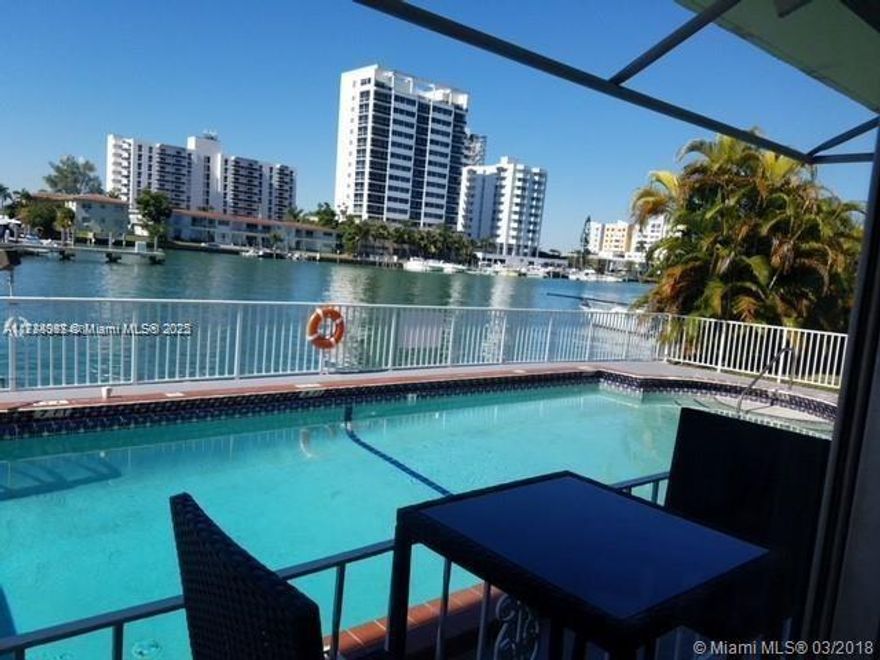 Spectacular waterfront views. Very spacious, completely renovated bathroom. Tile Floors throughout, big closets. It's safe maintained with surveillance camera in public areas, pool, and BBQ area Easy access to the Beach, great location in the heart of North Bay Village. minutes' drive to South Beach, Downtown, Bal Harbour, Miami Airport. EASY TO SHOW!!