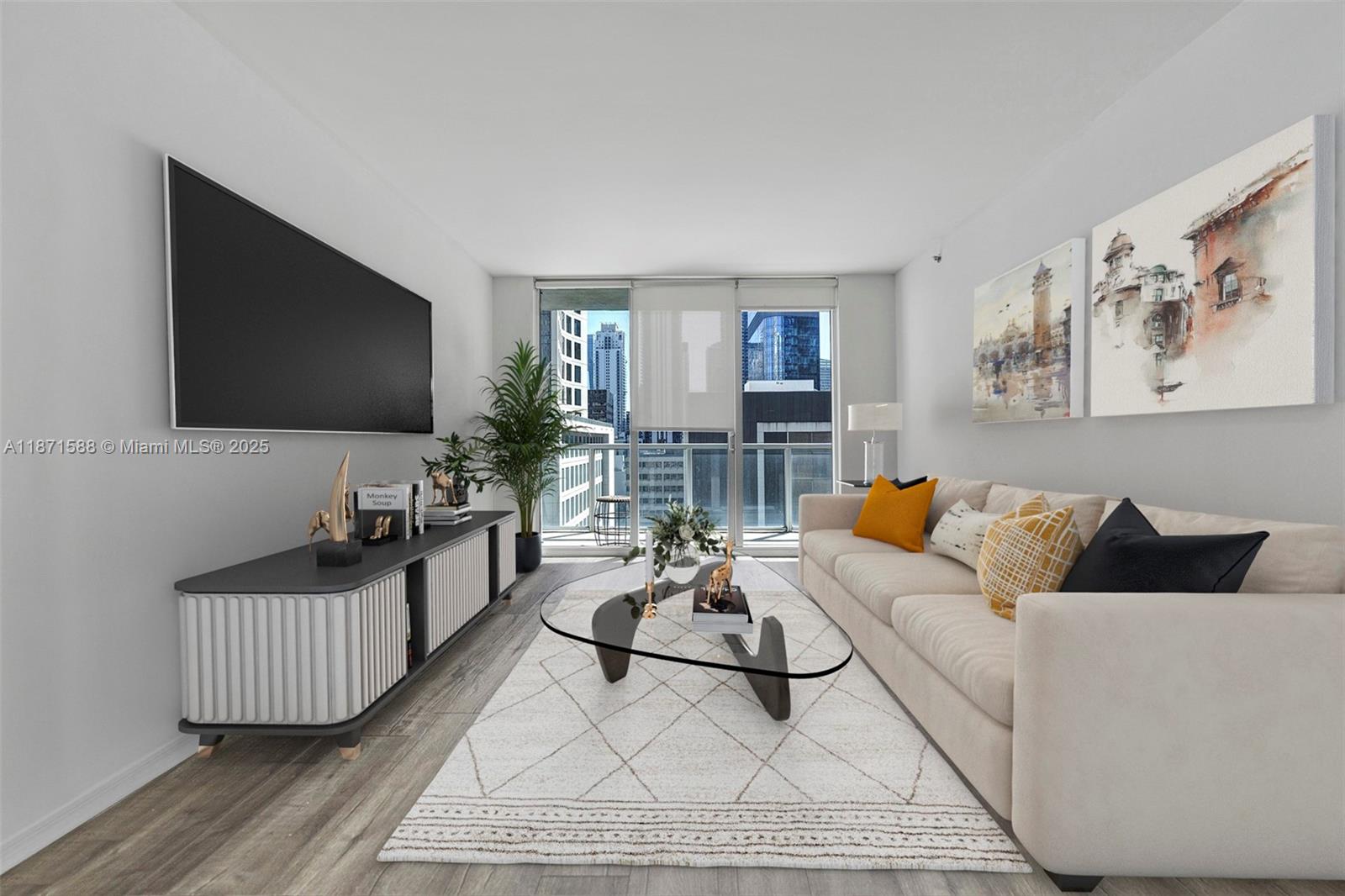 Wake up to stunning sunrises and unwind with dazzling sunsets in this unique 1BD/1BA corner unit at the iconic 500 Brickell. Featuring engineered wood floors, a modern kitchen with stainless steel appliances, and quartz countertops. Full-service building with luxury amenities: rooftop pools, fitness center, spa, movie theater, billiards, and more. Wi-Fi and cable included. Located in the heart of Brickell, just steps from dining, shopping, and nightlife. A must-see!