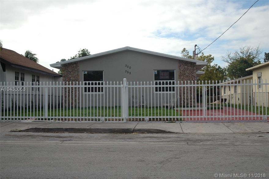 BEAUTIFUL FULLY RE DONE DUPLEX IN WYNWOOD. (FIRST UNIT  4 BED / 2 BATH - SECOND UNIT 3 BED / 2 BATH) BRAND NEW KITCHEN, BATHROOMS, TILES, WINDOWS, DOORS, ALL ELECTRICAL AND PLUMBING FEATURES ARE BRAND NEW. BOTH PROPERTIES HAVE ALL THE PLANS & INSPECTIONS APPROVE BY THE  CITY OF MIAMI. CAP RATE RETURN, AFTER TAXES AND INSURANCE OF 9.1% A YEAR.