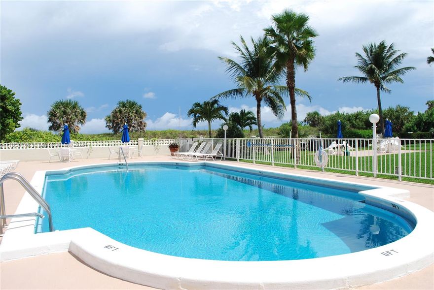 Ocean Views & Ocean Breezes... relax YOU are in PARADISE!! Spacious 1 Bedroom condo with 1.5 baths located on second floor, fully furnished unit Ocean front complex has a pool, ocean access, billiard table & sauna. Starting late April it is Available until mid Dec. 2025. Included in rent is water, sewer, basic cable & internet. Tenant responsible for electric and upcharges on cable. Located in Mayan Towers South in Palm Beach Shores on the South end of Singer Island. Common laundry facilities are close to unit-very convenient. All sizes and info approximate. Unit is rented for the 2025 Season NO Smoking and NO Pets.