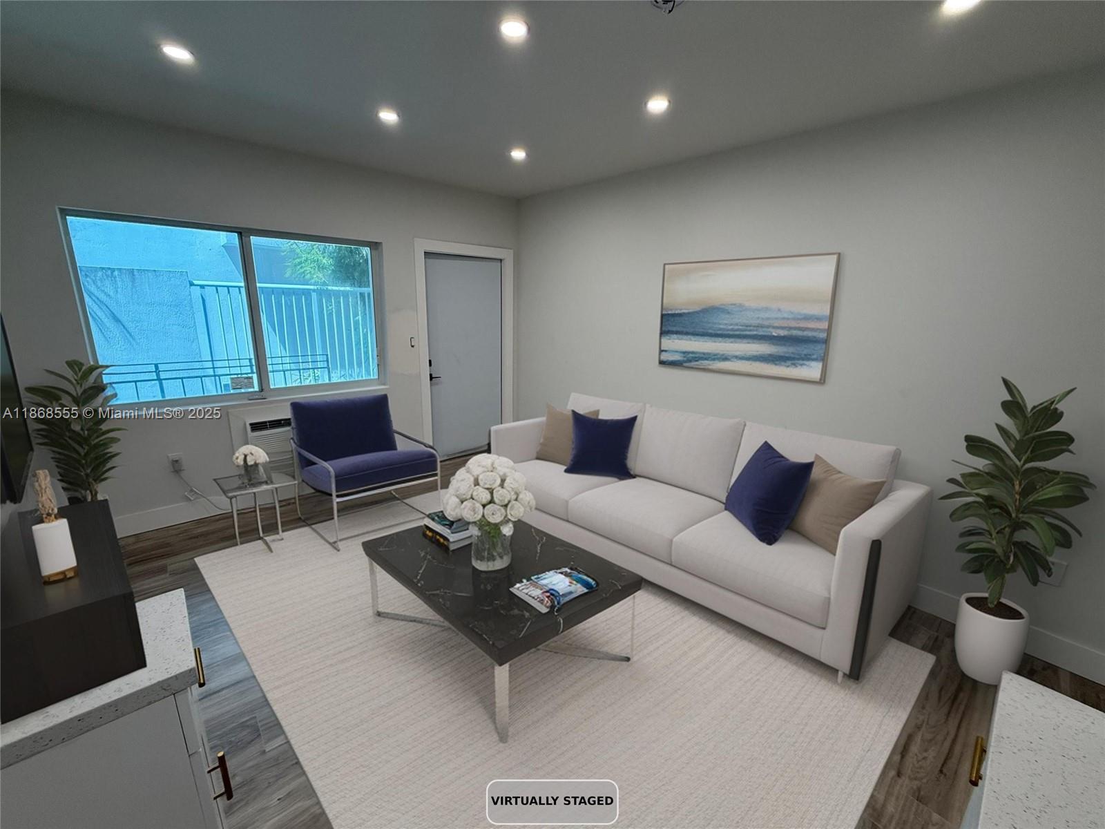 Fully renovated 1 Bedroom apartment on the 2nd floor offering privacy and lots of natural light. This sleekly designed unit provides a freshly completed renovation comprised of modern kitchen with quartz counter tops, stainless steel appliances and impact windows. Convenient on-site laundry and private parking available both in front and back of the building. Centrally located in the heart of South Beach, just steps from the ocean, dining, and entertainment. Enjoy the ultimate "location, location, location" lifestyle, with the beach and vibrant city life all within walking distance. Don’t miss this perfect blend of comfort and convenience! Some photos in this listing have been virtually staged to illustrate the property’s potential.