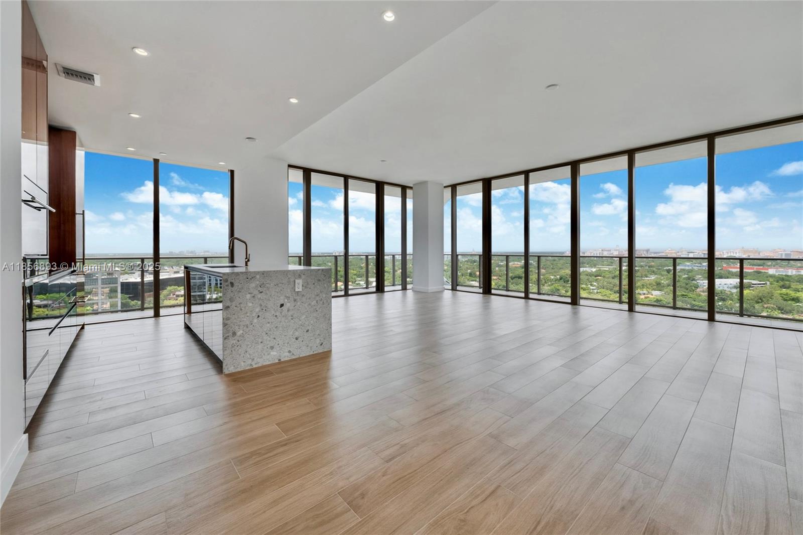 Experience modern living at Mr. C Tigertail Residences in Coconut Grove. This sophisticated 3 bed, 3.5 bath corner unit spans 1,811 sf of light filled interiors and a 438 sf wrap around balcony with panoramic views of the city and of Coconut Grove. Interiors boast soaring 10 ft ceilings, floor to ceiling windows, porcelain tile floors, solid wood doors, and custom Italkraft kitchens with Italian cabinetry, premium Wolf & Sub Zero appliances, and striking quartz countertops—complete with pre-wired high-speed internet. Exclusive five star amenities include valet parking, a secluded rooftop pool, poolside food & beverage service; garden-level lap pool with cabanas; towel service; fully outfitted fitness center with indoor yoga, Pilates & more!