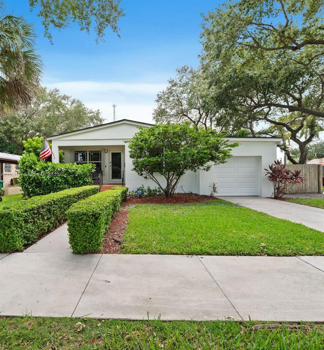 Fully remodeled 3BR/2BA home in Coral Terrace with open layout and chef’s kitchen w/marble countertops. The bathrooms are elegantly finished, bringing a spa-like feel to your daily routine. Additional flex room doubles as bar, office, or studio. Hidden bookcase doors add a unique touch, leading to the garage. Step outside to a spacious deck and private backyard surrounded by lush greenery, ideal for BBQs, gatherings, or quiet relaxation. Centrally located near Coral Gables and Miami Children’s Hospital, this home offers modern living in one of Miami’s most convenient neighborhoods. Move-in ready and full of character, this Coral Terrace gem is the perfect starter home or forever retreat.