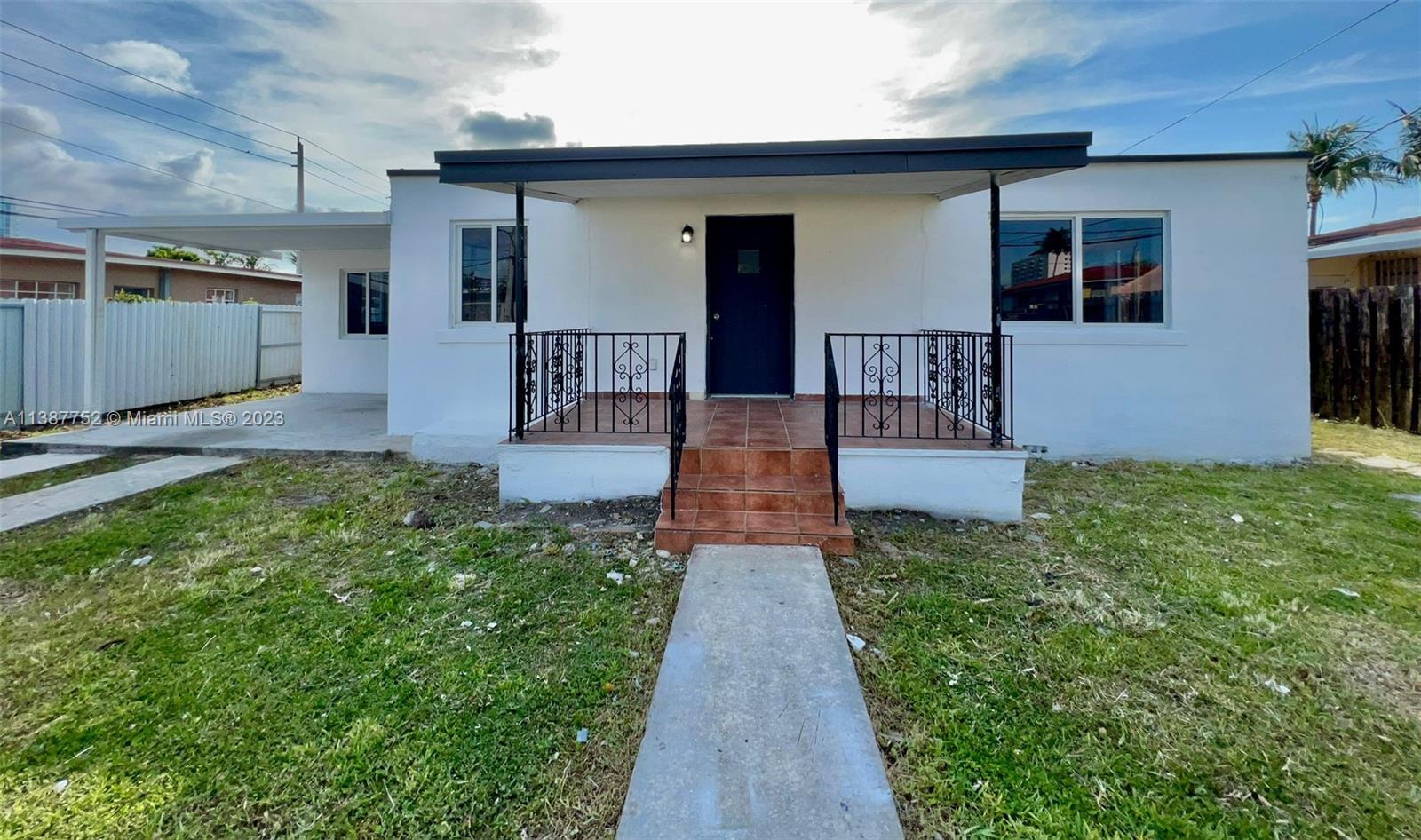 Location...Location...Location!!! Fully renovated property in a wonderful location, which is 10 min from the airport and close to the Marlins stadium, shopping centers, schools, and hospitals! Consist of 4 bedrooms, 2 bathrooms, family room with an open beautiful kitchen. The property has extra space to park an RV. The main bedroom could be used as an in-law suite or an efficiency for additional income. This house is moving ready NO HOA.