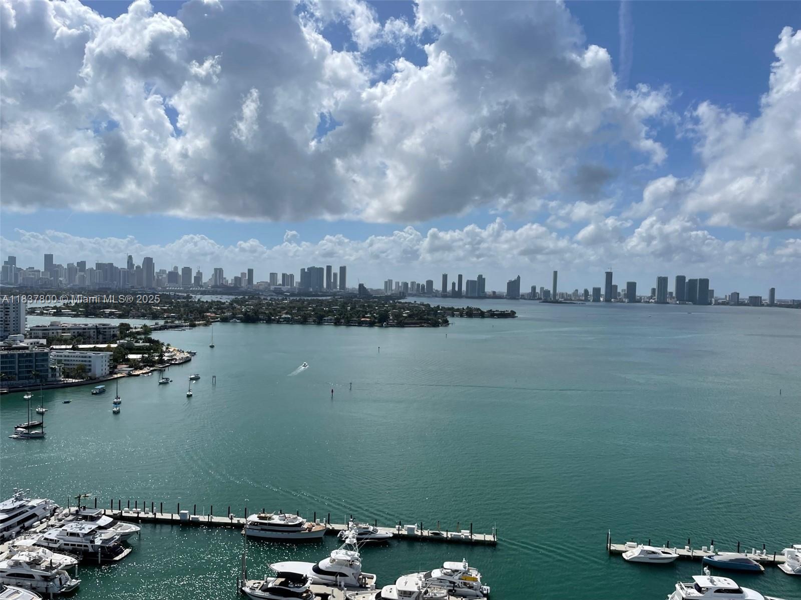 stunning two bedroom bay view condo in trendy Sunset harbour neighborhood.