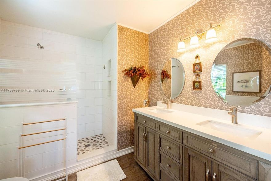 Lovely 2/2, one-story corner townhome located in the heart of Doral Park. This home features a beautifully remodeled kitchen with an open-concept layout and updated bathrooms. Enjoy a private, spacious screened patio perfect for relaxing or hosting BBQs. Includes a one-car garage plus three additional parking spaces. The community has recently undergone a full renovation, including a new roof, freshly painted exteriors, repaved streets, updated parking areas, and refreshed signage. Everything is move-in ready with no pending assessments. Amenities include a full equipped gym, tennis courts, children’s play area, pool, access to a Golf Course and a clubhouse with a bar and restaurant offering a great atmosphere. *Property cannot be leased the first 2 years*