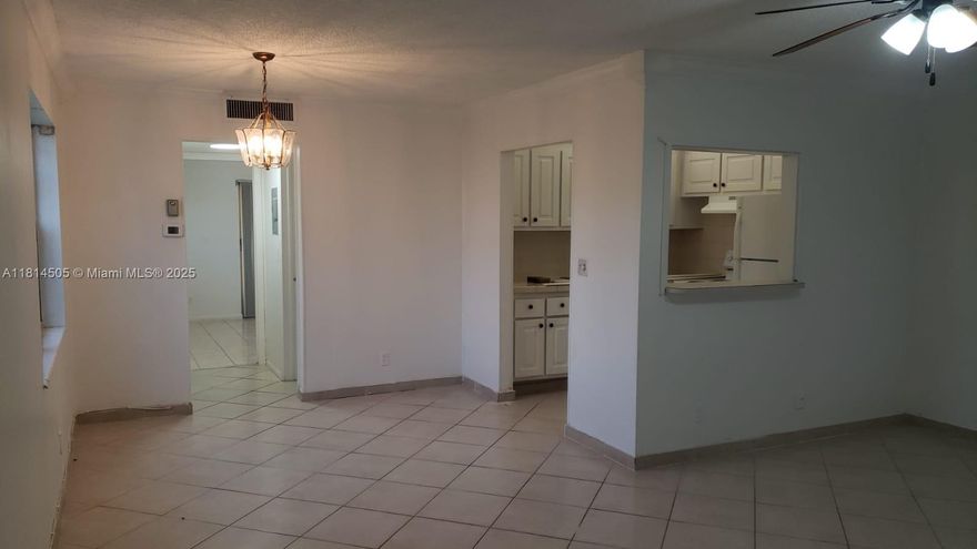 Just for 55-year and older GATED Community. CORNER FIRST floor Updated UNIT 1B+1.5B. Fresh Paint, CENTRAL A/C, Tile. Great Amenities Full gym, Within walking distance of the place of worship. Clubhouse with a theater, outside and inside the pool, a fitness center office, Walgreens Pharmacy, free transportation on and off-site, and much more.