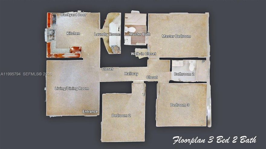 Discover this beautifully renovated 3-bedroom, 2-bath home in a well-maintained duplex. The unit offers a bright, open layout with plenty of natural light, along with central A/C, polished Terrazzo floors and in-unit laundry for added convenience. Enjoy your own private patio—perfect for relaxing or entertaining—and dedicated parking.

Ideally located just minutes from major highways, schools, and dining options. Fast approval process, typically within 24 hours. Application fee is $50 per adult. Tenant is responsible for water and electricity.