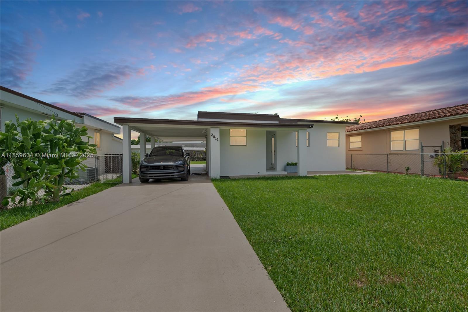 Beautifully remodeled 2-bedroom, 2-bath plus den home combining modern comfort and South Florida charm. Bright, open layout with a renovated kitchen, stylish bathrooms, and updated finishes throughout. Enjoy the expansive fenced garden—ideal for entertaining, gardening, or relaxing outdoors. Covered carport and long driveway accommodate up to 3 vehicles. Perfectly located near Nicklaus Children’s Hospital and Coral Gables, this move-in-ready gem offers the best of indoor-outdoor living. Close To Nicklaus Children and Coral Gables.