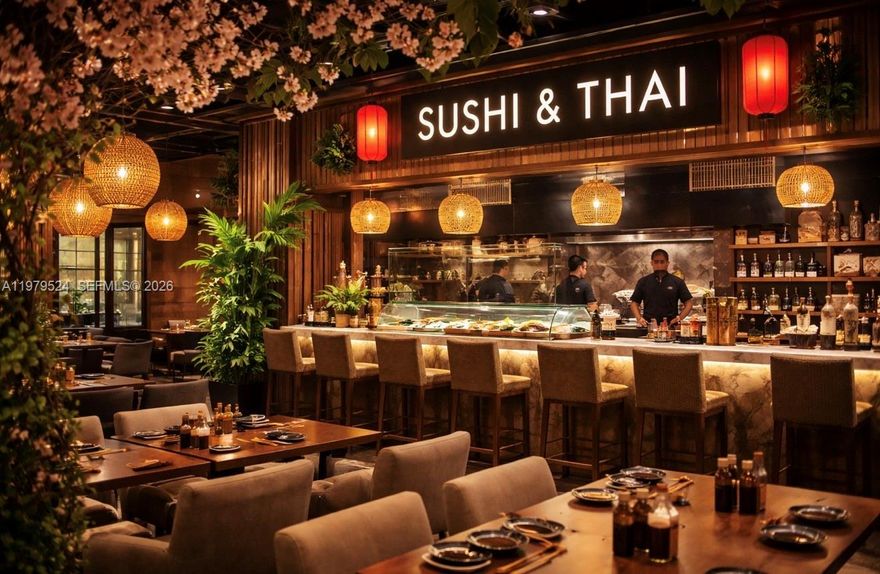 Established Japanese and sushi restaurant for sale, located in a prime area of Boca Raton, Florida. The business has been successfully operating for over 20 years, demonstrating long-term stability, strong brand recognition, and a loyal customer base within the local community. The concept focuses on fresh sushi, sashimi, and creative specialty rolls, complemented by a variety of Asian-inspired dishes that enhance the overall dining experience and appeal to a diverse clientele. The restaurant operates for both lunch and dinner service, maintaining a solid base of repeat customers and a positive reputation in the market. Additional growth opportunities exist through the expansion of catering services, private events, and increased presence on delivery platforms. The location benefits from strong visibility within an active commercial area, offering convenient access and consistent traffic, contributing to its operational stability.