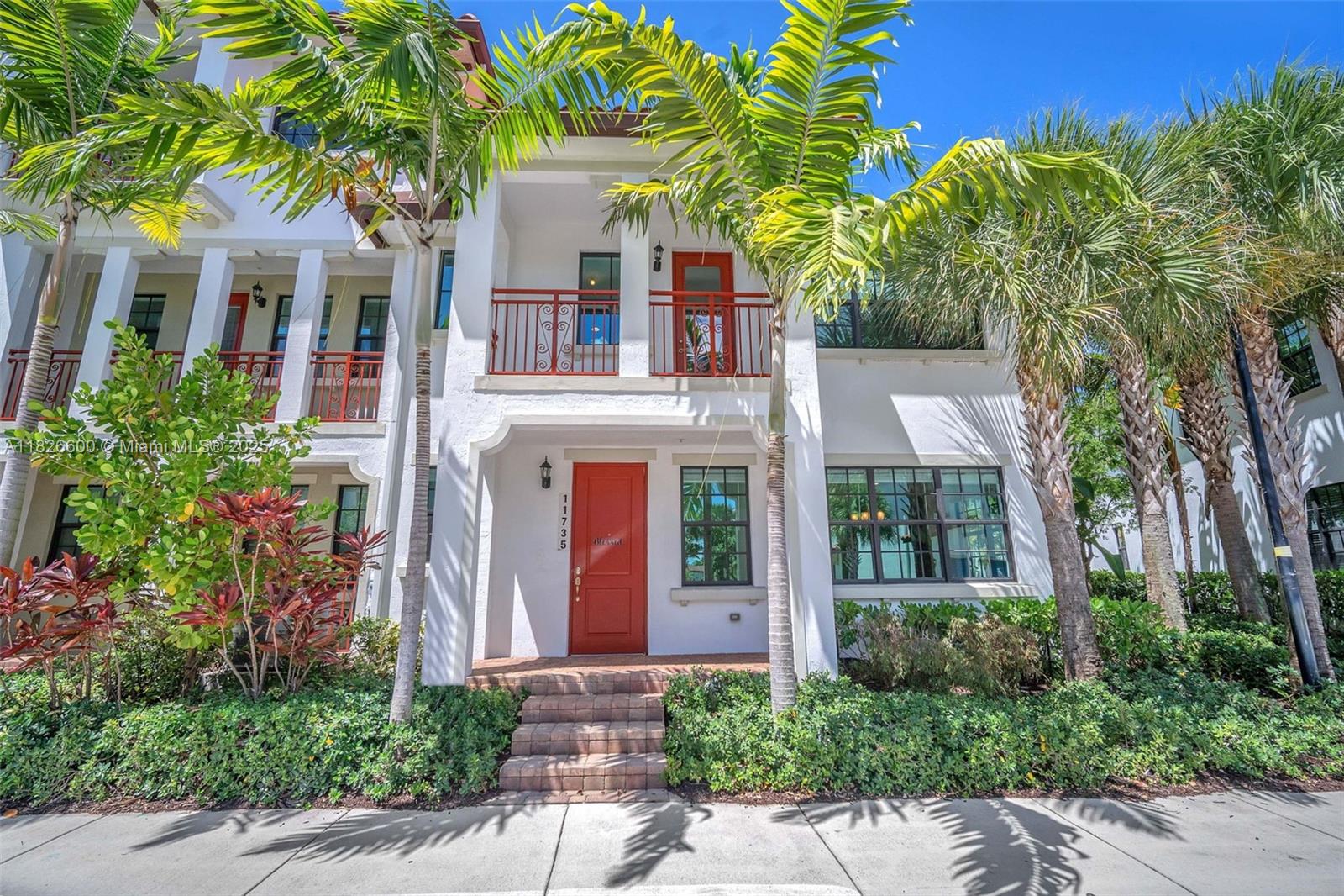 Modern 2 floor 3 bed/3.5 bath corner lot townhome built in 2019. All bedrooms are on second floor with own bathrooms including tubs/showers. Large master with balcony, boasts his & hers closets plus double basins & separate soak tub & shower. This level & stairs have completely new vinyl flooring as well as convenient laundry room with shelving & closet. The great room on the ground floor accommodates nice living & dining spaces plus a modern kitchen with granite counters, large center isle & stainless steel appliances. A large single basin, pantry and powder room are also great features. Home has 2 car garage plus addition space that accommodates a motorbike or extra storage. Community features heated pool & gym plus a party room with full kitchen. Close to I75, shops & restaurants.
