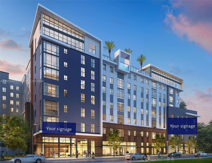 The property is centrally located near Downtown Hollywood, only 1 mile away from Interstate I-95 and 3 miles
away from world-famous Hollywood Beach and Hollywood Beach Broadwalk. The physical property consists of 1.71
acres (74,576 SF) lot and is situated within a pro-development DH-3 zoning corridor that permits 200 apartments
by right.