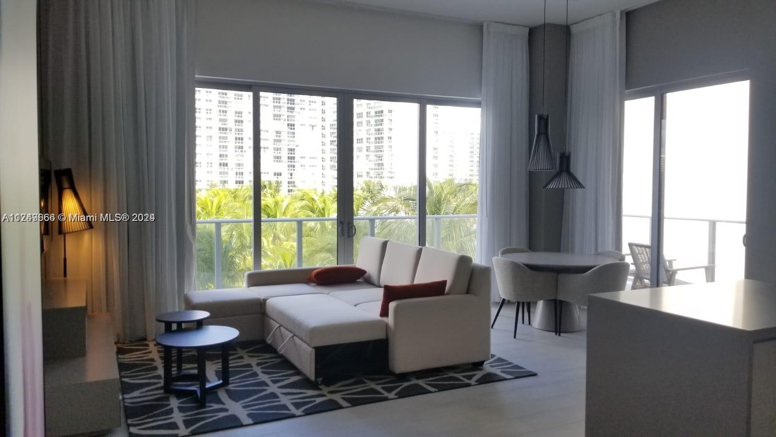 AMAZING UNIT FULLY FURNISHED 2 BED/2 BATH IN LUXURIOUS BRAND NEW BUILDING HYDE BEACH HOUSE. FIVE STARS AMENITIES OFFERS PRIVATE BEACH CLUB AND OCEAN ACCESS, THREE HEATED OVERSIZE POOLS, TENNIS COURTS, STATE OF THE ART GYM, CLUB ROOM, RESTAURANT, ROOF TOP LOUNGE AND COMMON AREA WITH SUMMER KITCHEN AND BBQ, BUSINESS CENTER, MOVIE THEATER, PARTY ROOM AND MORE! PERFECT FOR VACATION. PRICE PER WEEK.